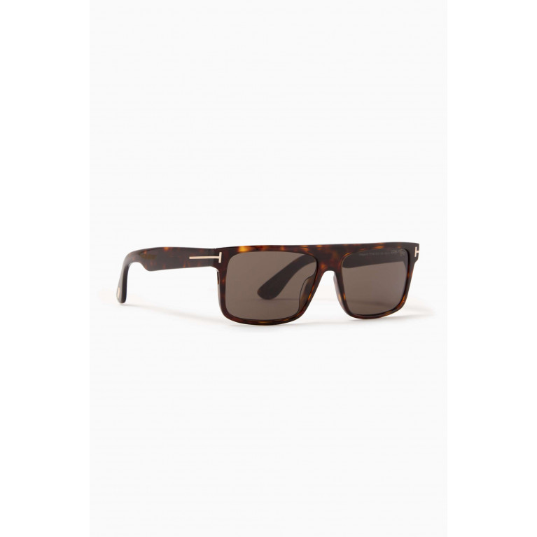 Tom Ford - D-frame Sunglasses in Havana Acetate