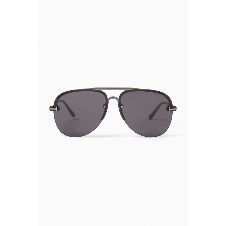 Tom Ford - Pilot Sunglasses in Metal & Acetate