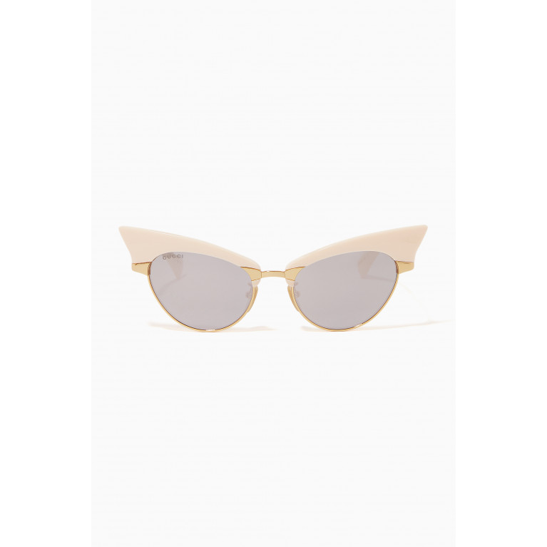 Gucci - Cat Eye Sunglasses in Acetate & Metal