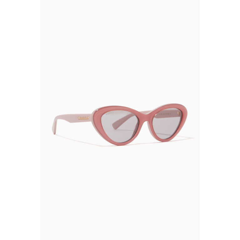 Gucci - Cat Eye Sunglasses in Acetate Pink