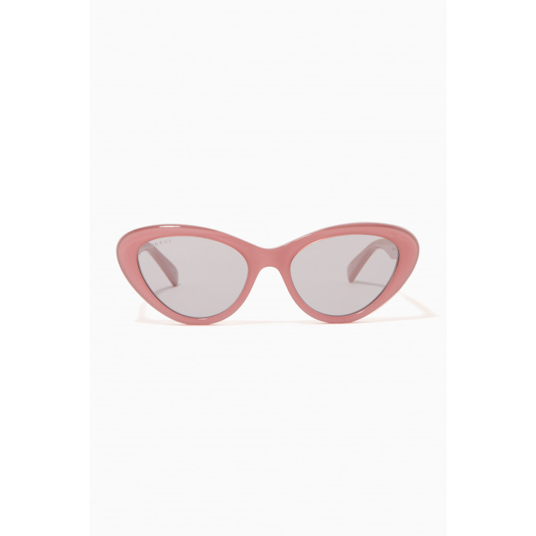 Gucci - Cat Eye Sunglasses in Acetate Pink