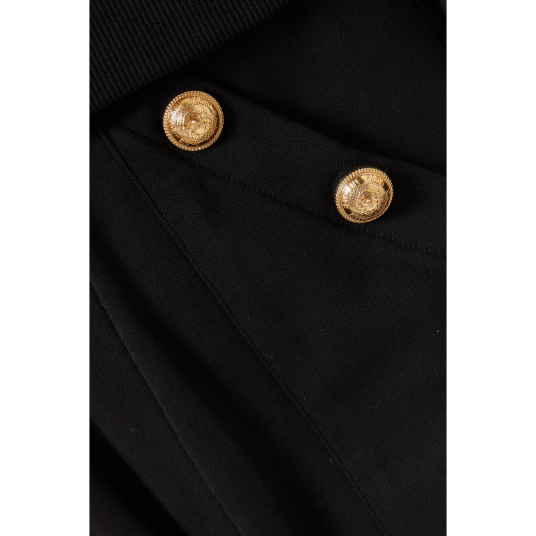 Balmain - Button-detail Sweatpants in Organic-cotton
