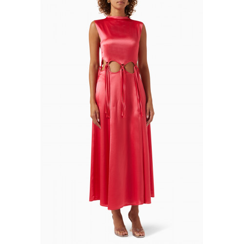 ANNA QUAN - Josie Cut-out Maxi Dress in Recycled Fabric