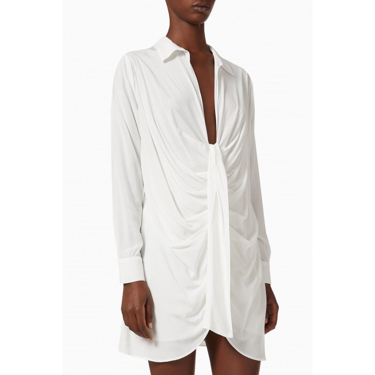 ALOHAS - Liberica Mini Dress in Viscose White
