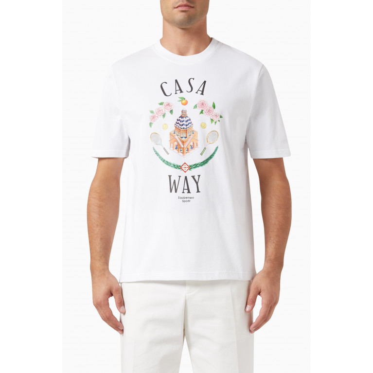 Casablanca - Casa Way T-shirt in Cotton Jersey