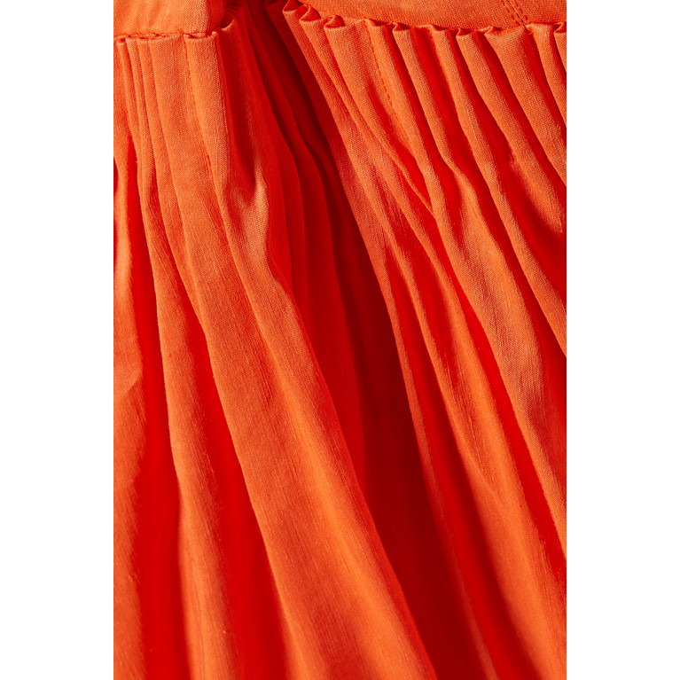 Aje - Yves Midi Skirt in Linen Blend