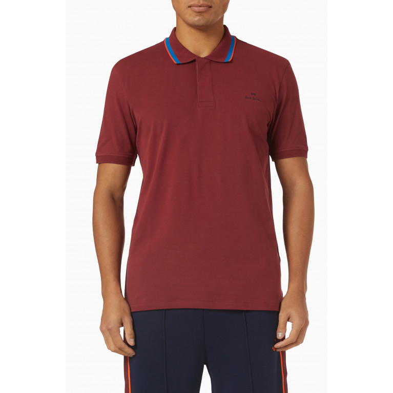 PS Paul Smith - Tipped Polo in Organic Cotton