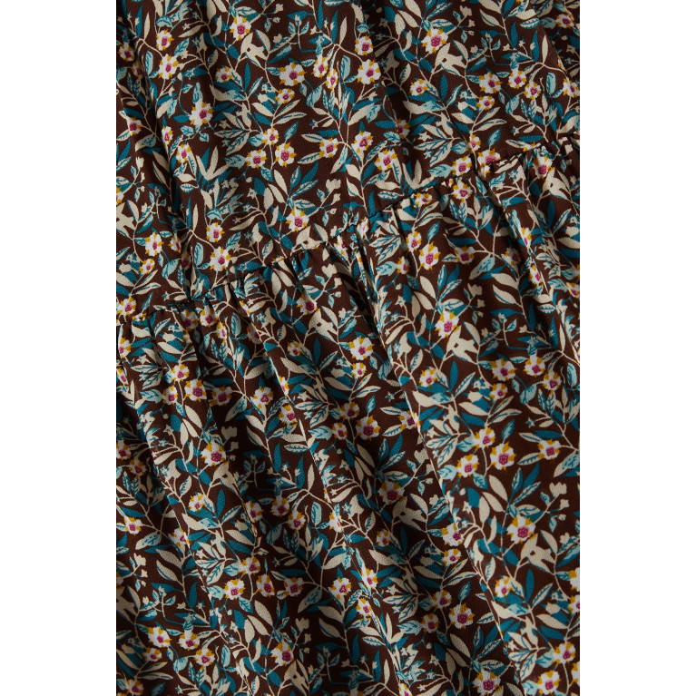 Minkpink - Ellis Floral-print Midi Dress in Chiffon