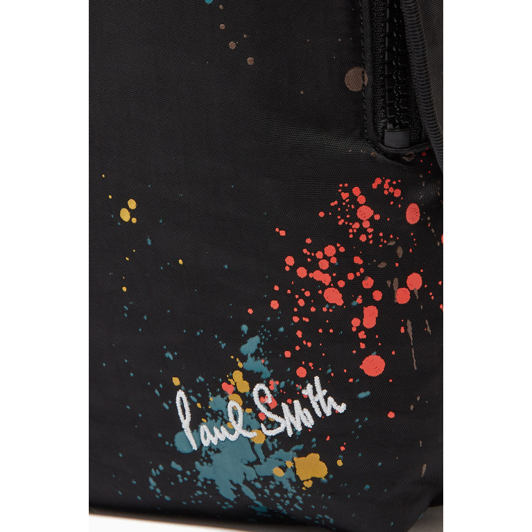 Paul Smith - Small Paint Splatter Crossbody Bag in Nylon