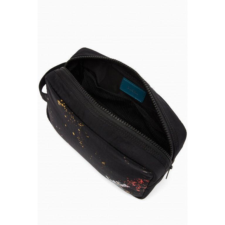 Paul Smith - Paint Splatter Wash Bag in Technical Fabric