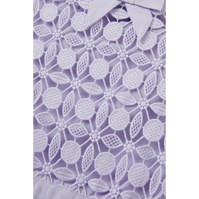 Self Portrait - Petal Lace Dress in Polyester