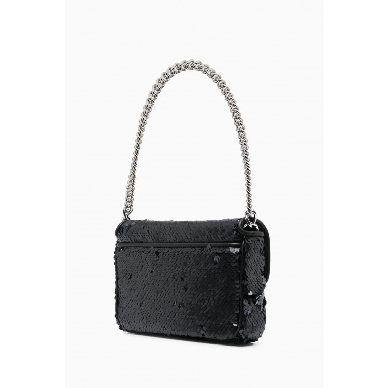 Marc Jacobs - Mini The J Sequin Shoulder Bag Black
