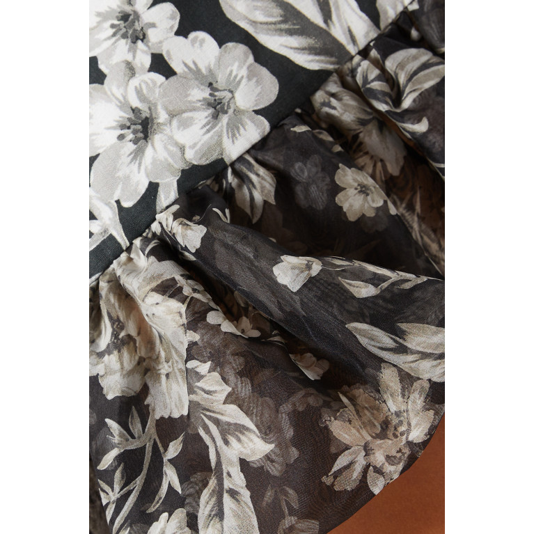Isla&White - Zelanda Mini Dress in Cotton Silk