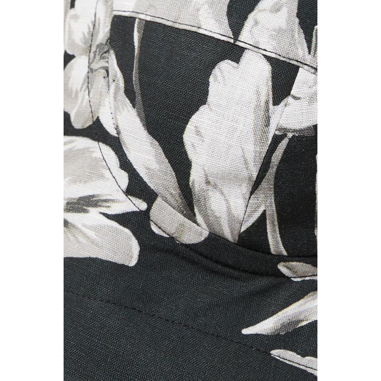 Isla&White - Formentra Bralette in Cotton Linen Black