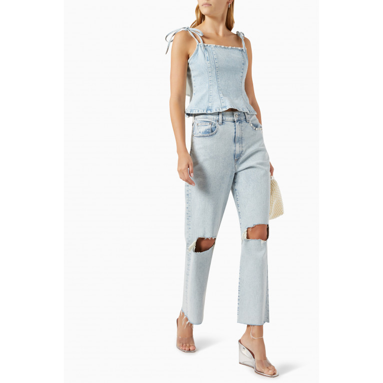 Le Jean - Mia Relaxed Straight-leg Jeans in Stretch Denim