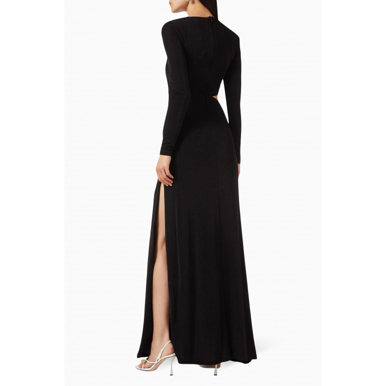 Misha - Akari Cut-out Gown in Jersey