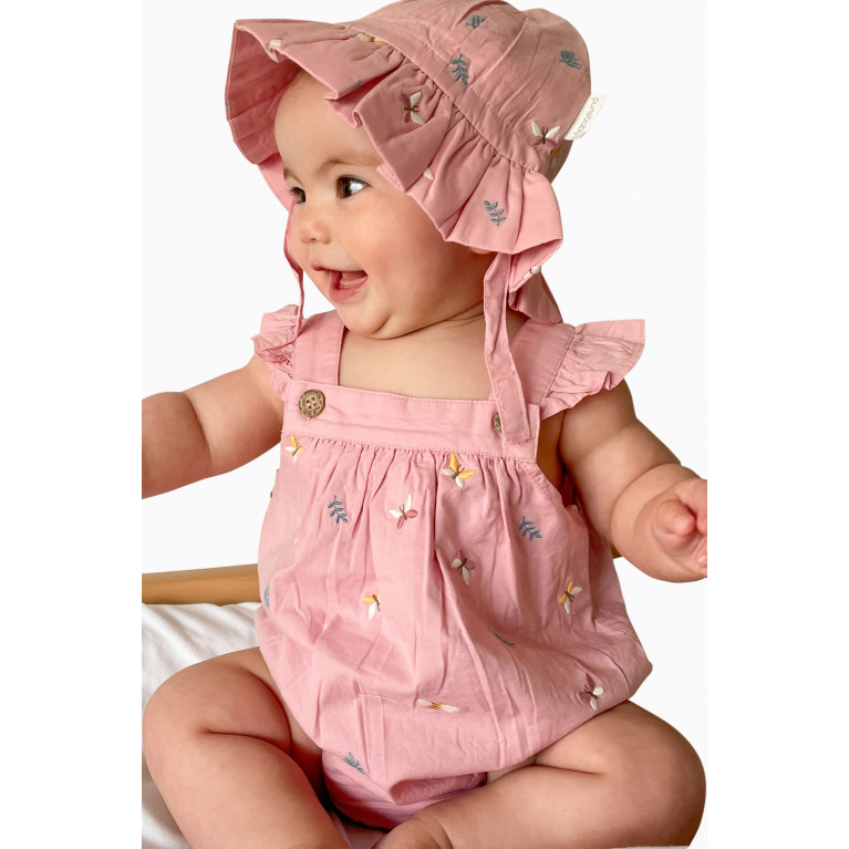 Purebaby - Butterfly Embroidered Bodysuit in Cotton