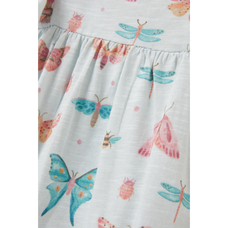 Purebaby - Butterfly Print Romper in Cotton