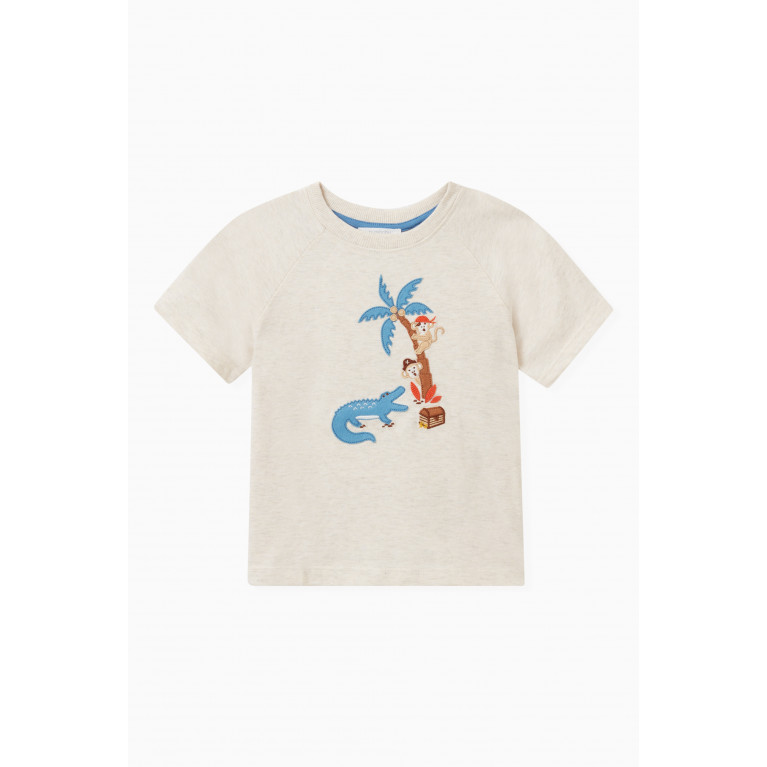 Purebaby - Snap Snap Relaxed T-shirt in Cotton