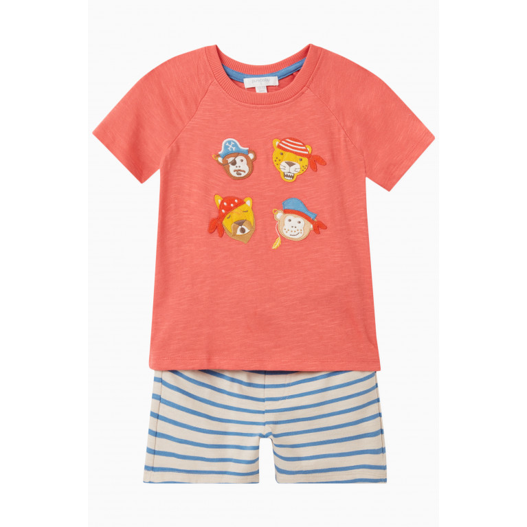 Purebaby - Pirate T-shirt & Shorts Set in Cotton