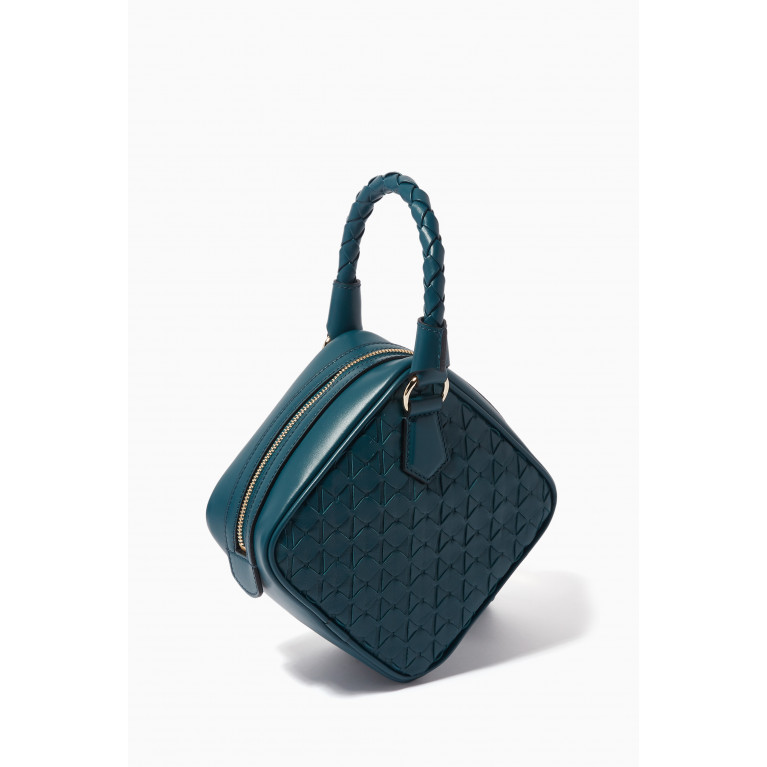 Serapian - Petra Geometric Handbag in Mosaico Blue