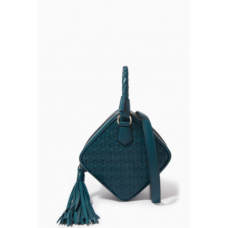 Serapian - Petra Geometric Handbag in Mosaico Blue