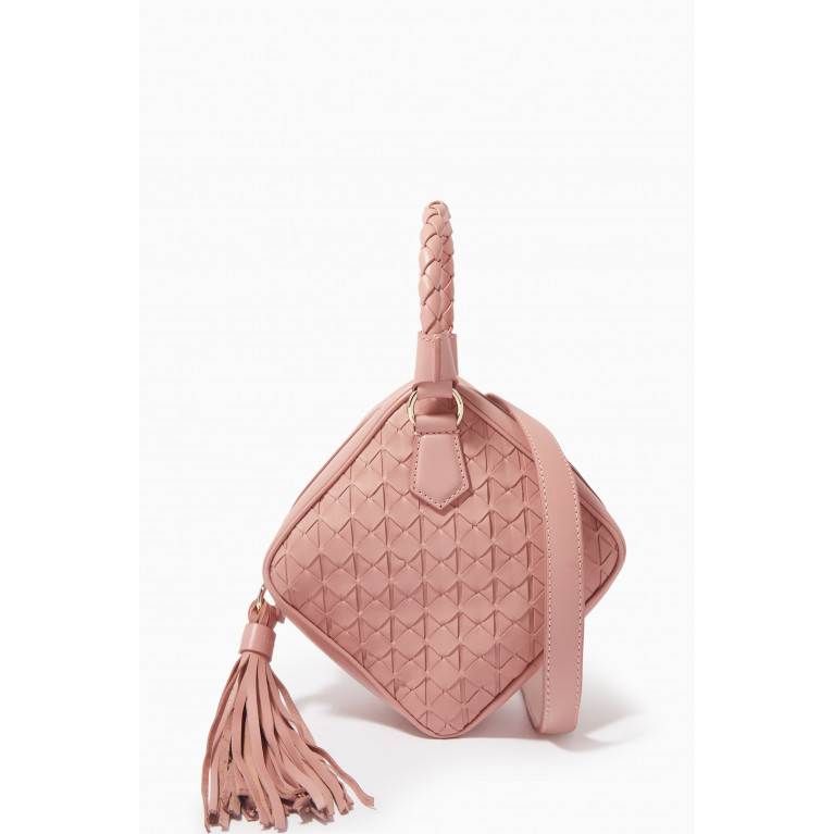 Serapian - Petra Geometric Handbag in Mosaico Pink