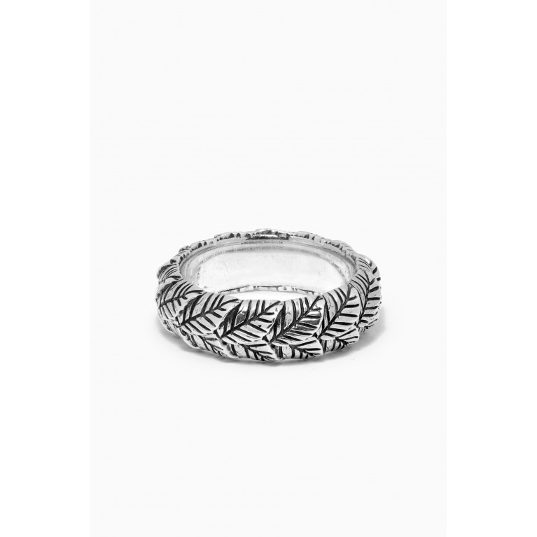 Emanuele Bicocchi - Leaves Ring in Sterling Silver