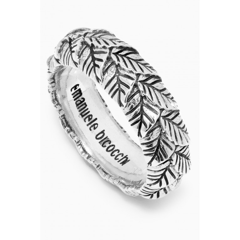 Emanuele Bicocchi - Leaves Ring in Sterling Silver