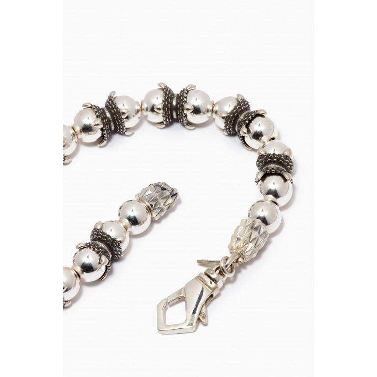 Emanuele Bicocchi - Beaded Bracelet in in Sterling Silver