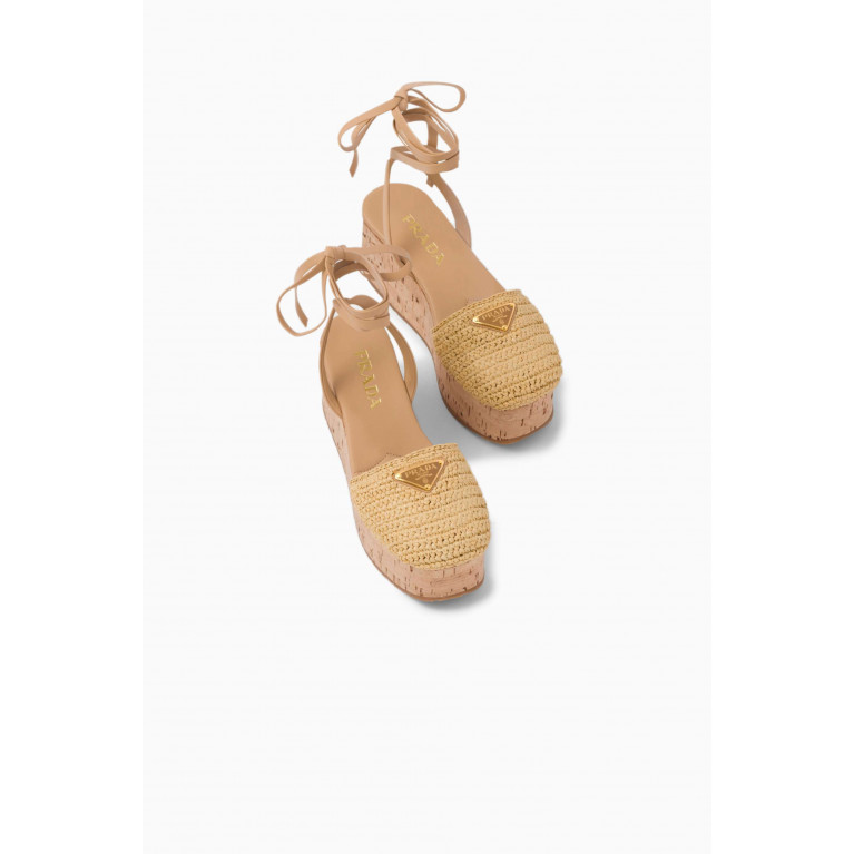 Prada - Wedge Sandals in Crochet