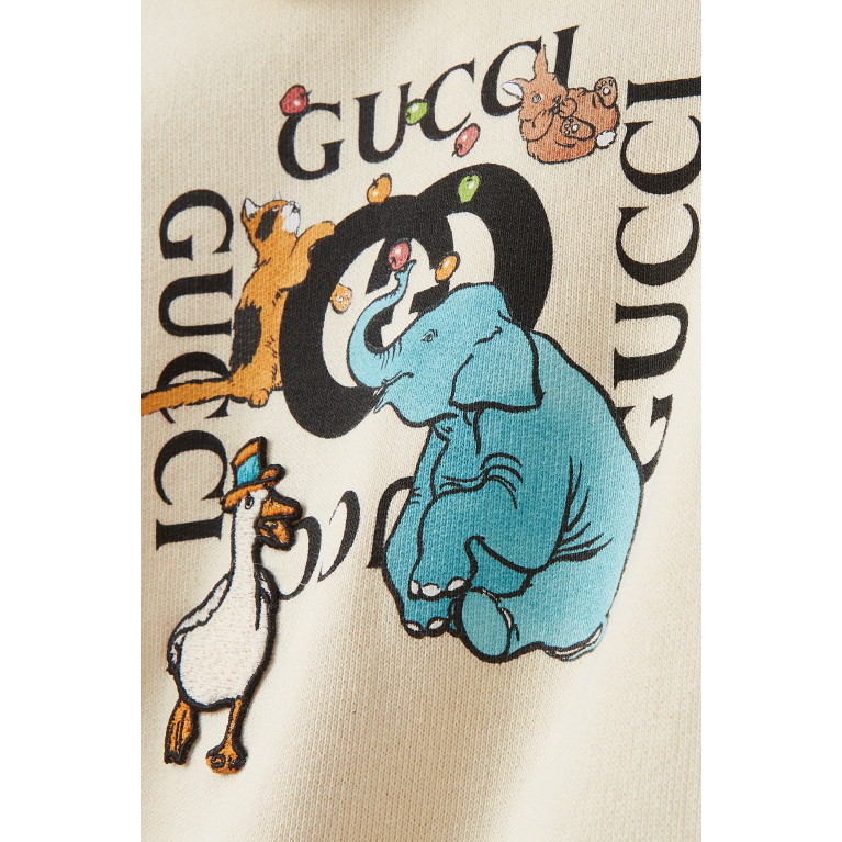 Gucci - Logo Animal Romper in Cotton