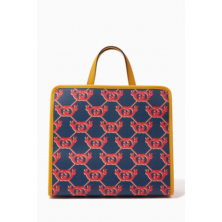 Gucci - G Snail Print Top Handle Bag in Canvas