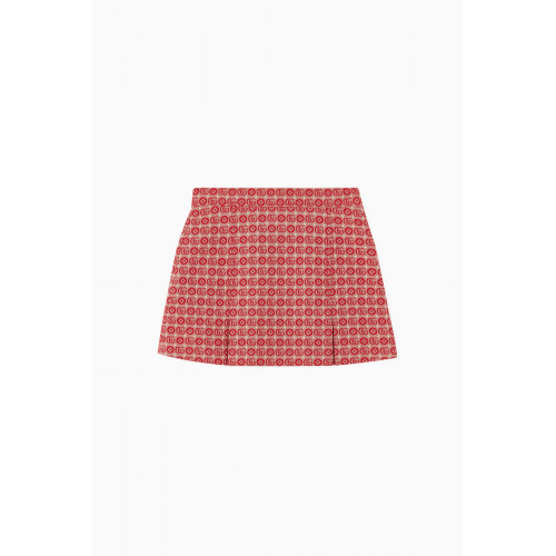 Gucci - Logo Skirt in Cotton & Polyester