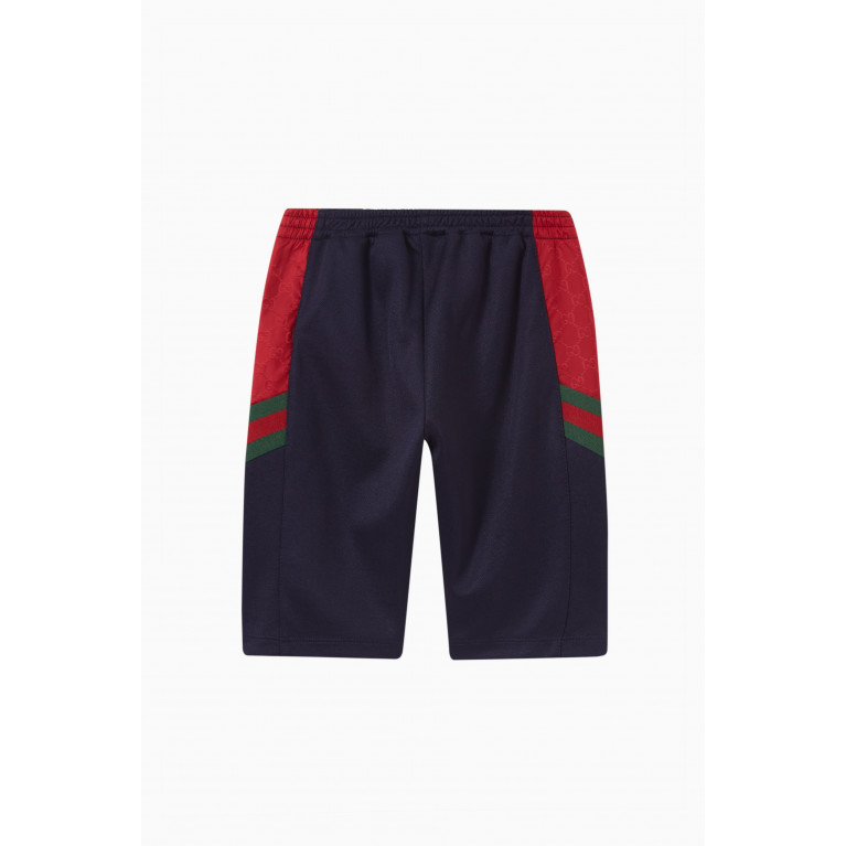 Gucci - Logo Bermuda Shorts in Polyester & Cotton