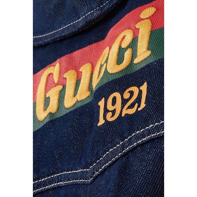 Gucci - Logo Denim Jacket in Cotton