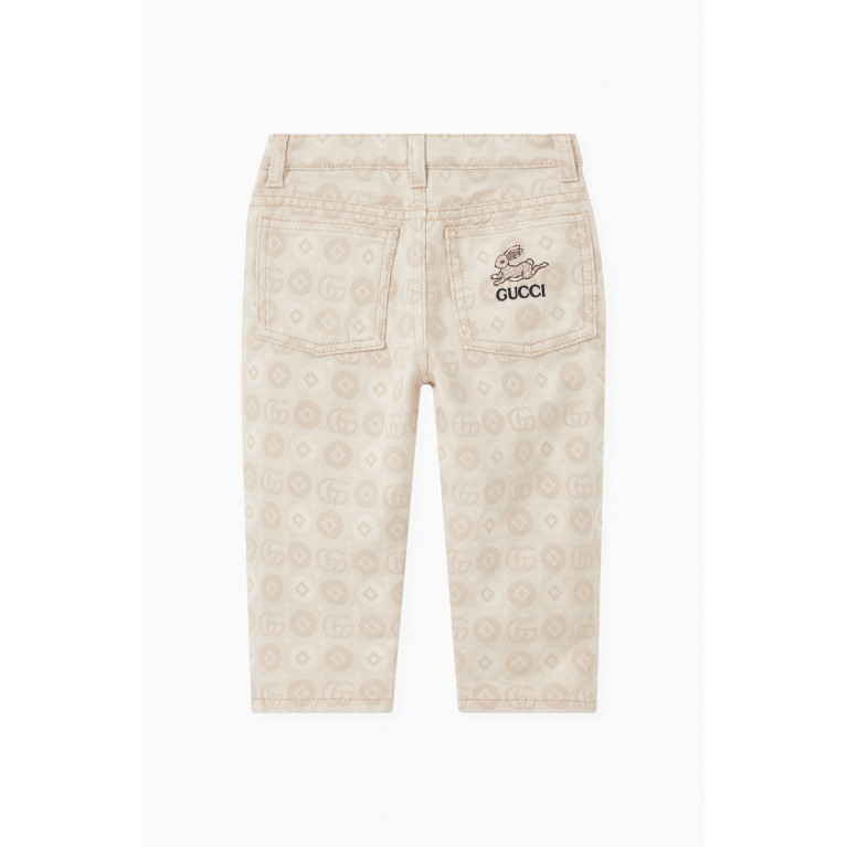 Gucci - Logo Pants in Cotton