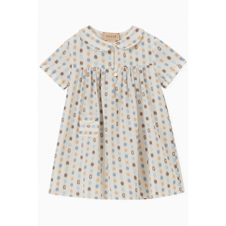 Gucci - All-over Dots Dress in Cotton