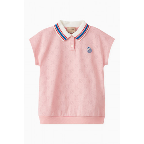 Gucci - GG Jacquard Polo Shirt in Cotton