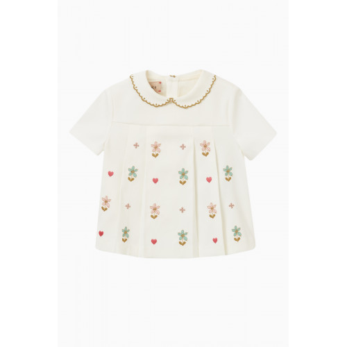 Gucci - Floral Logo Shirt in Cotton