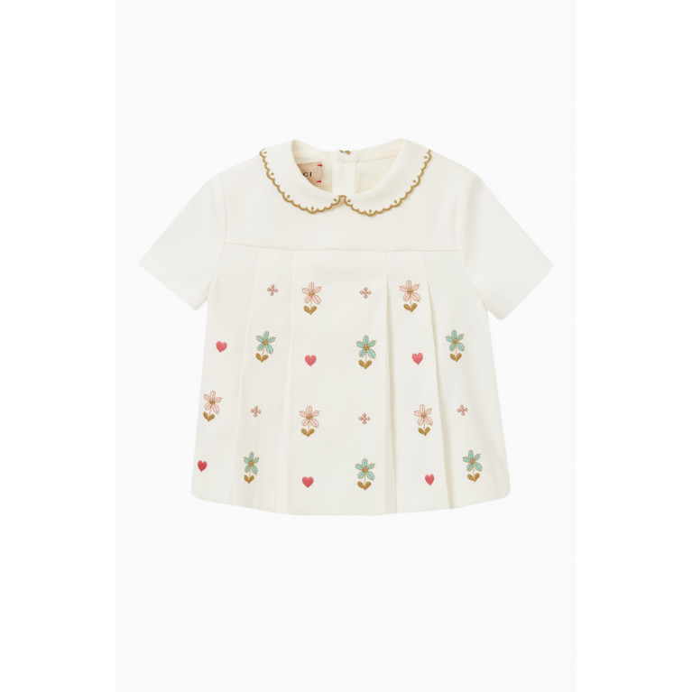 Gucci - Floral Logo Shirt in Cotton