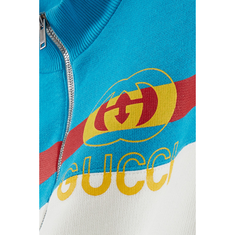 Gucci - Logo Jacket in Cotton White