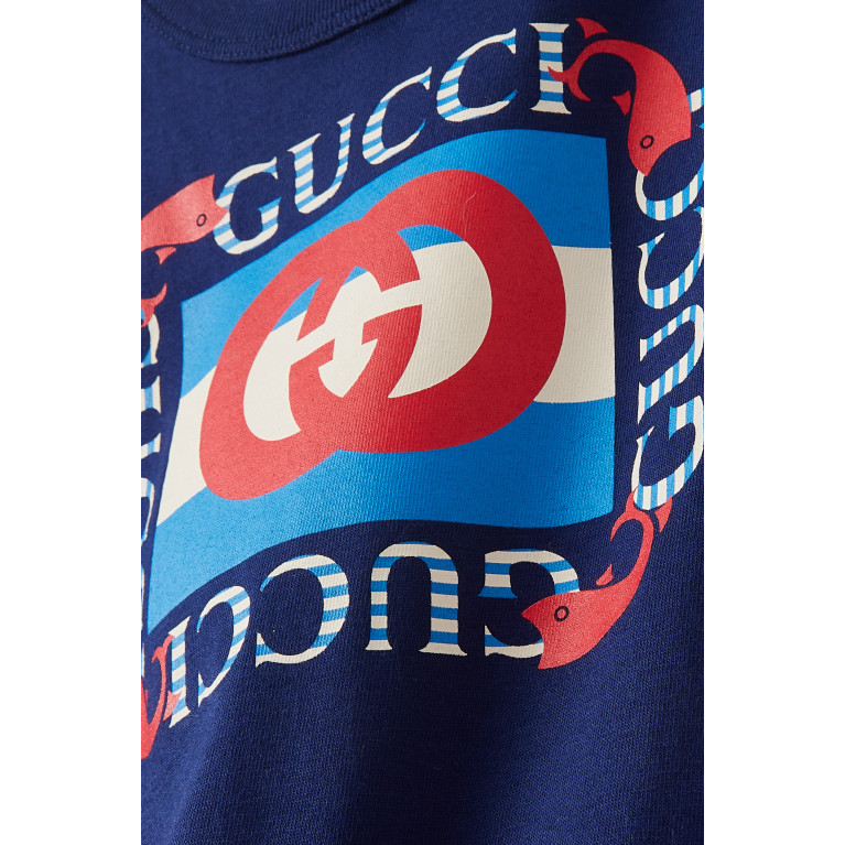 Gucci - Logo Romper Set in Cotton