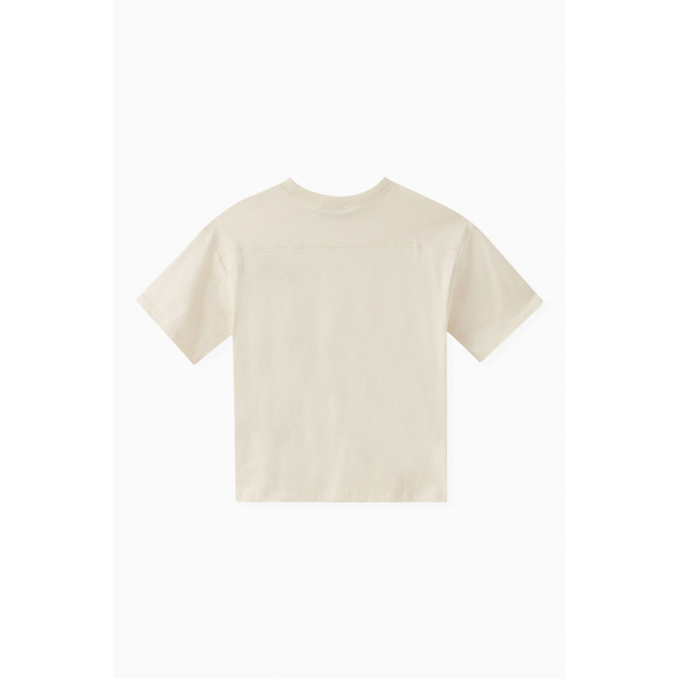 Gucci - Oversized Logo Print T-Shirt in Cotton Neutral