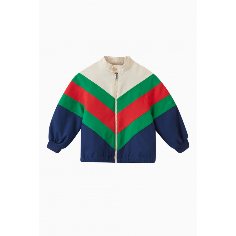 Gucci - Colour-block Logo Jacket