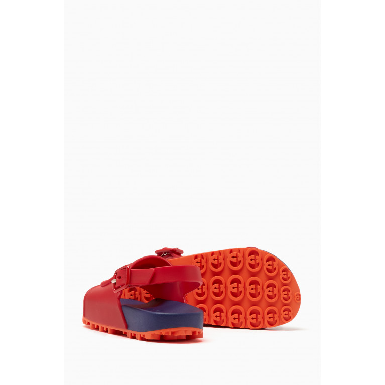 Gucci - Miami Interlocking Sandals in Rubber