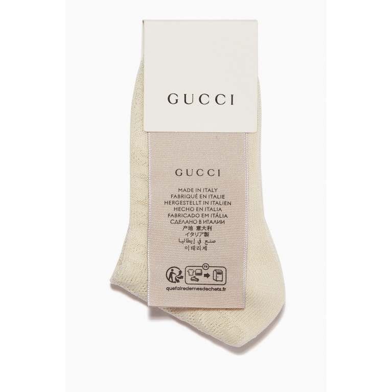 Gucci - Logo Socks in Cotton