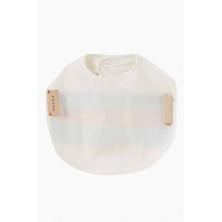 Gucci - Logo Bib in Cotton White