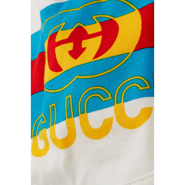 Gucci - Logo Bib in Cotton White