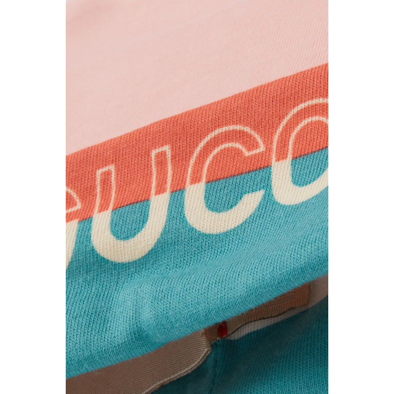 Gucci - Logo Beanie in Cotton Pink